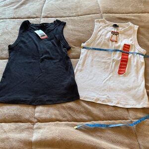 Express Black and White Tank Tops